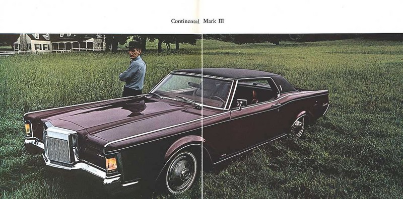 1969 Lincoln Continental Mark III Brochure Page 2